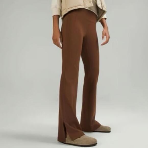 Lululemon Groove Super High Rise Split Hem Flare Pant - Picture 1 of 8